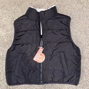 NWT- Love Tree Black Puffer Vest